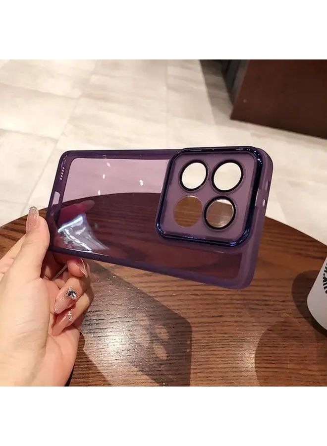Redmi 14T Phone Case Purple Colorful Camera Lens Protection Cover - Image 5